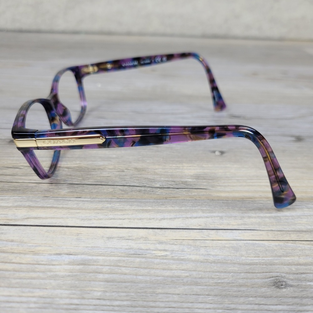Coach Eyeglasses Frames HC 6065 L948 5288 Confetti Purple Womens 51-17-135 - Picture 4 of 13